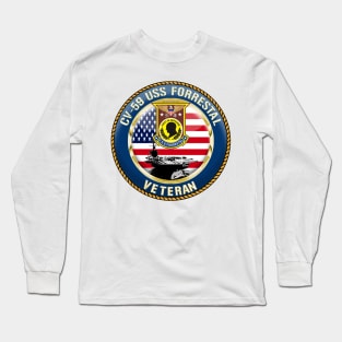 CV59 USS Forrestal Crest Long Sleeve T-Shirt